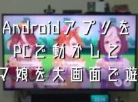 AndroidアプリをWindowsで起動させてウマ娘たちを大画面で応援する