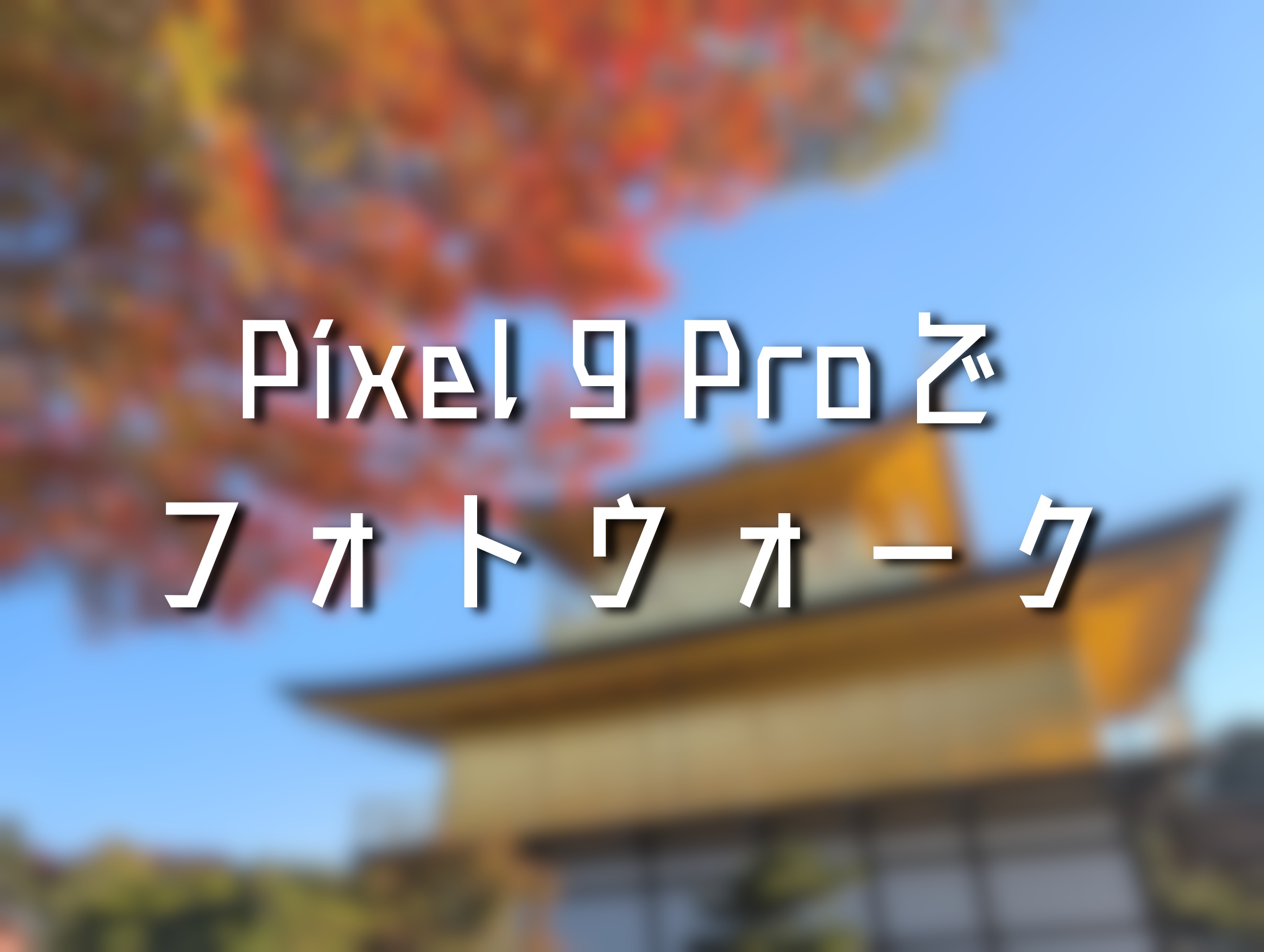 Pixel-9-Proでフォトウォーク